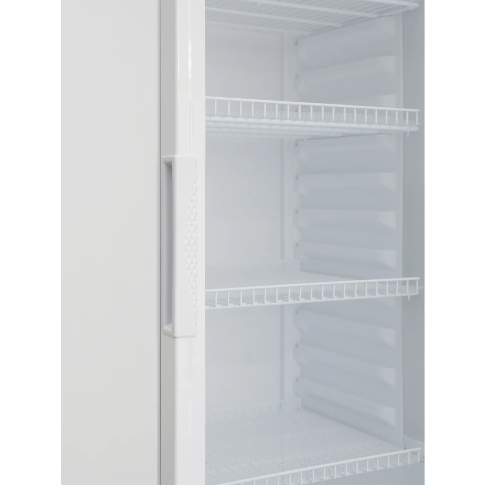 One-Door Commercial Merchandiser Refrigerator in White, 22 in 9 cu. ft.