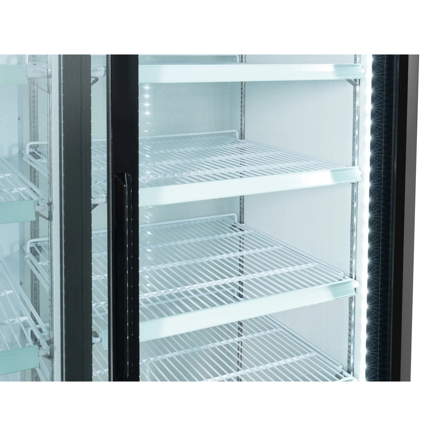Two-Door Merchandiser Refrigerator 53in, 45 cu ft.