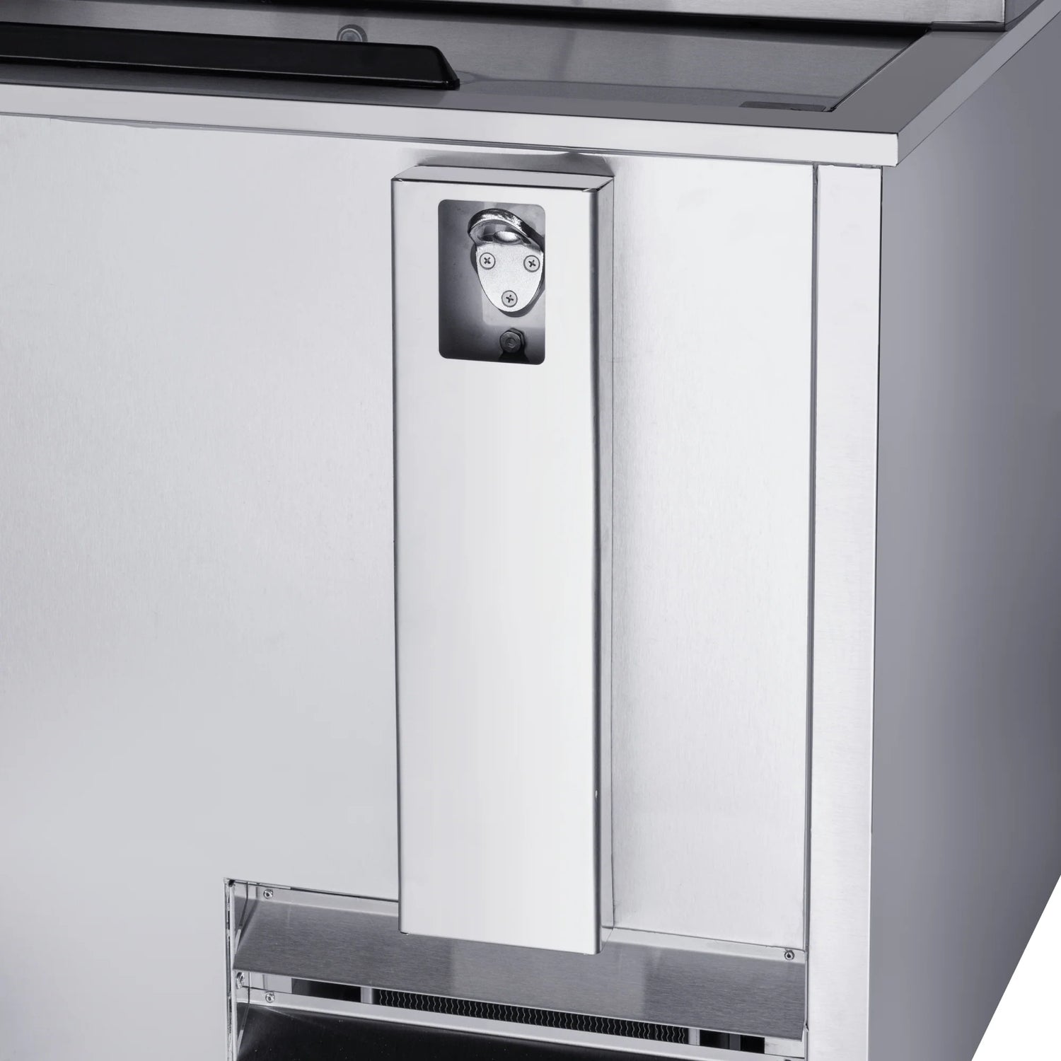 Commercial Bottle Cooler with Built-In Opener, ETL Listed, 30 cu. ft. 95 In.