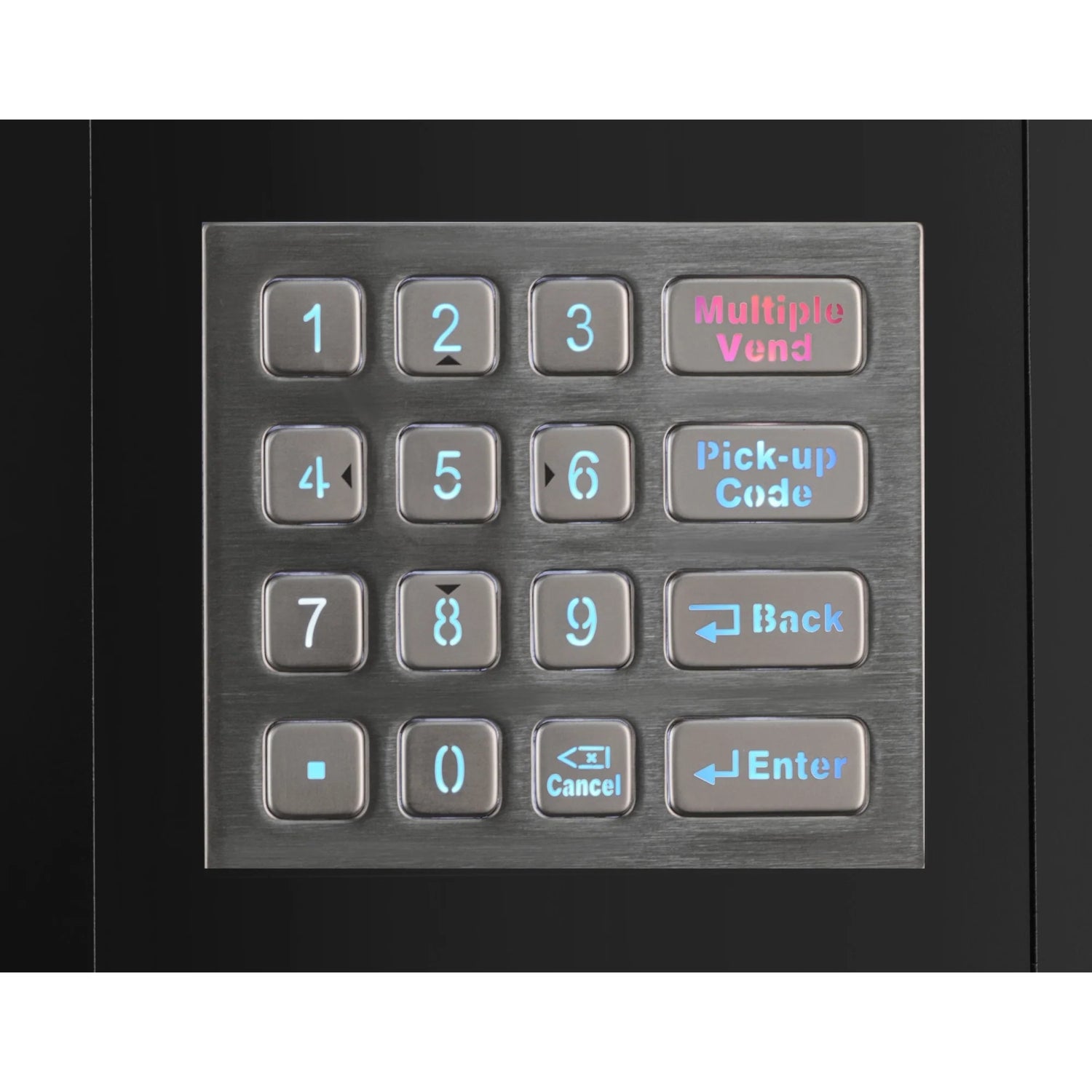 Refrigerated Snack and Drink Vending Machine with 36 Slots in Black